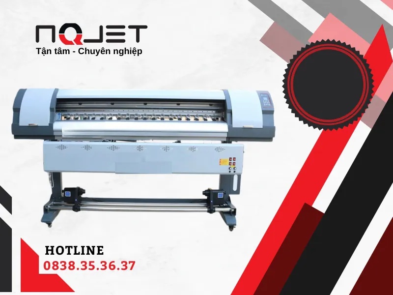 Máy in  bạt cũ khổ 1.8m dùng đầu phun xp600