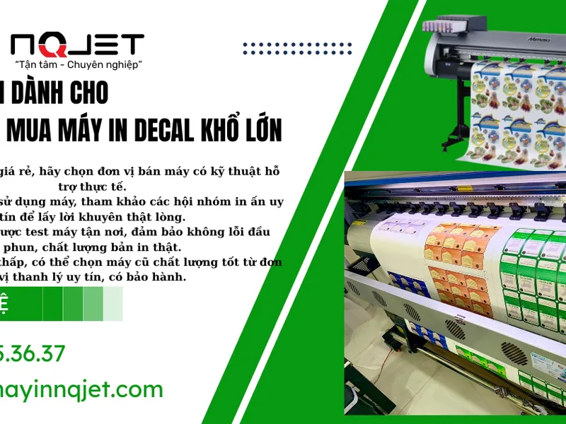 Máy In Decal Khổ Lớn Là Gì? Vì Sao Doanh Nghiệp Tem Nhãn Nên Đầu Tư?