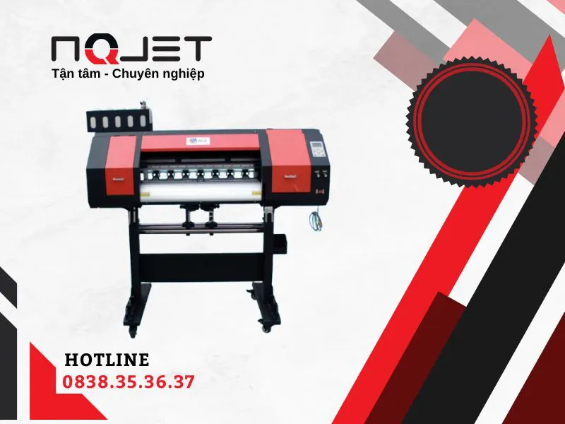 Máy in decal nhựa khổ A1( chiều ngang 60cm x 50m)
