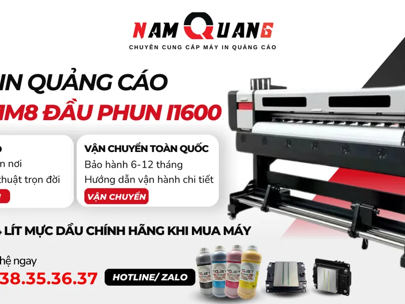 Máy in bạt 1m6 - Có nên đầu tư không? Tư vấn chi tiết cho người mới khởi nghiệp ngành in ấn