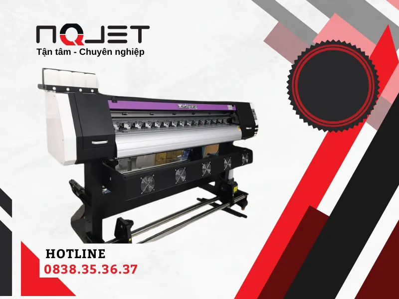 Máy in decal khổ lớn 1m6 xkeda cũ chạy đầu tx800