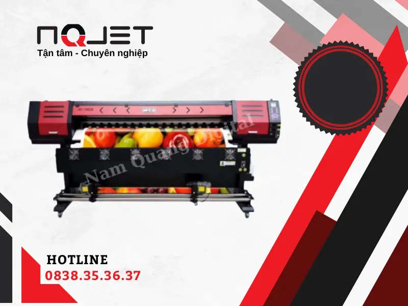 Máy in HongYing HY-1850V cũ lắp đầu xp600 mới
