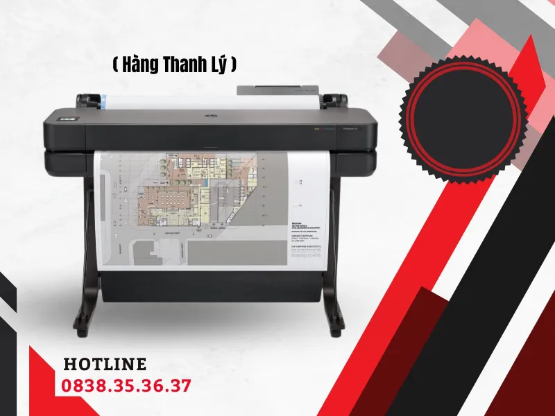 Thanh lý máy in HP DesignJet T650 khổ A1 - hàng cũ lướt - còn rất đẹp