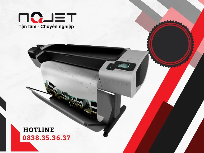 Máy in A0 HP T1300 cũ hàng kho nhập Mỹ bảo hành 6 tháng.