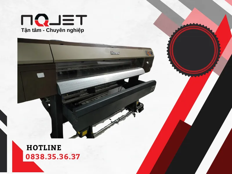 Máy in quảng cáo cũ khổ 1m6