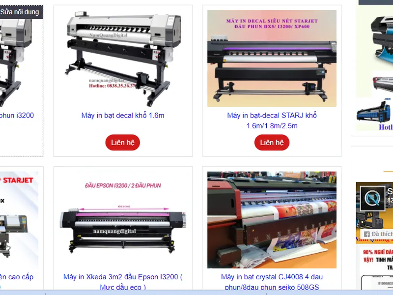 Máy in biển quảng cáo hcm