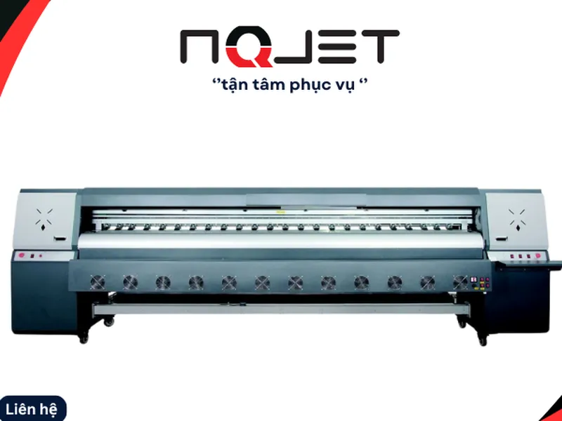 Máy in UV cuộn khổ 3m2 lắp 2 đầu i3200