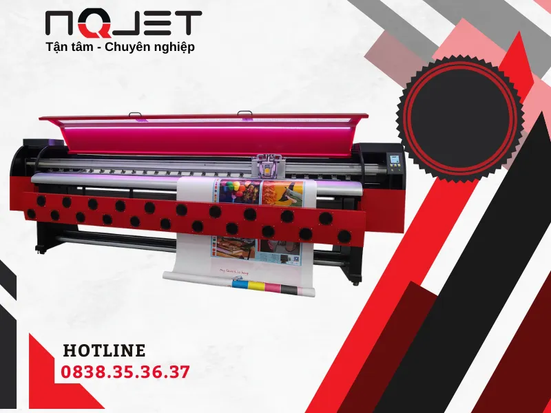 Máy In Bạt Hiflex UV Khổ 3m2 - Đầu i3200 U1 Chính Hãng