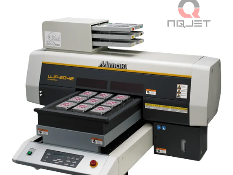 Máy in UV mini khổ A3 Mimaki UJF3042 cũ