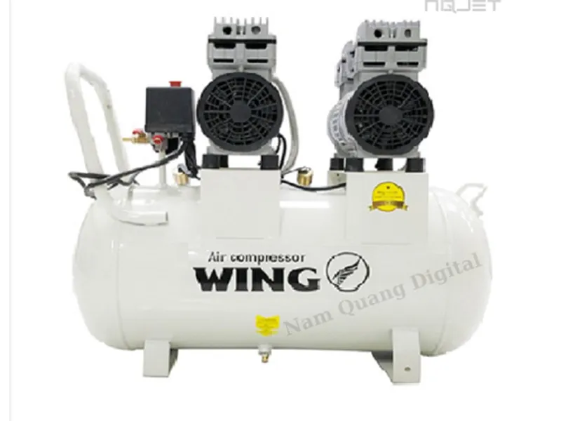 Máy nén khí không dầu giảm âm WING TW-OF550X2-50L