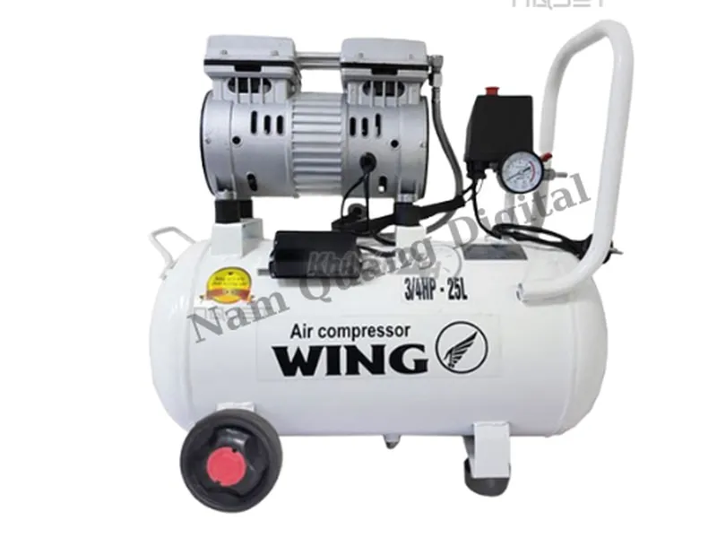 Máy nén khí không dầu giảm âm WING TW-OF750-25L