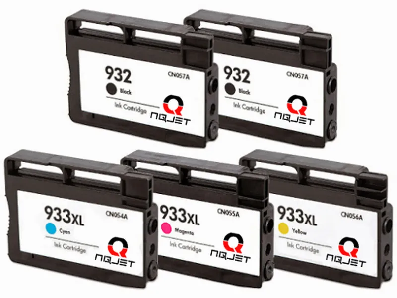 Mực 932 - 933xl bóc máy sử dụng HP Officejet 6100 / 6600 / 6700 / 7110 / 7510 / 7610 / 7612