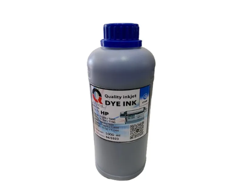 Mực in A0 sử dụng máy in DesignJet T1708( 1 lít Màu Xanh )