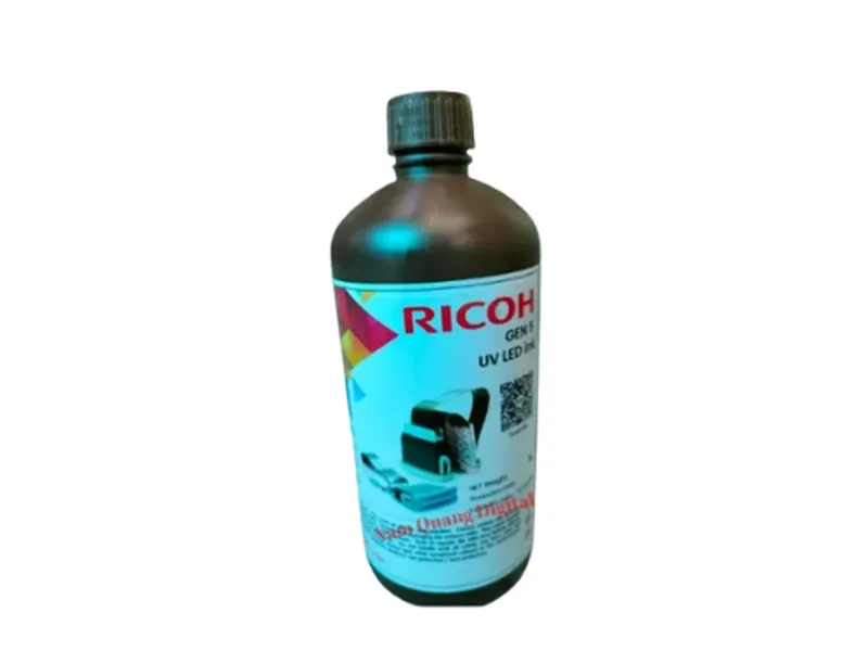Mực in UV ricoh gen 5 (Màu đỏ)