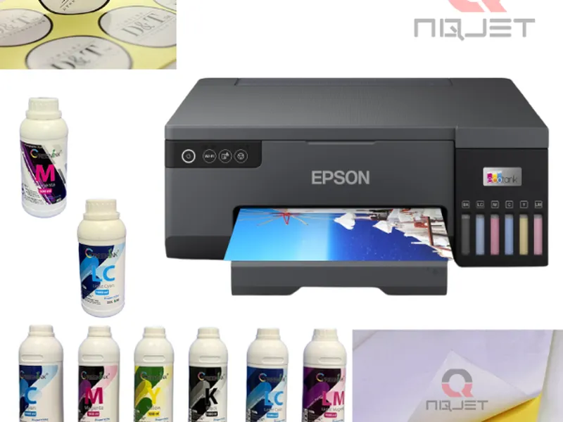 Máy in Epson l8050 - L18050 dùng Mực Pigment UV nào tốt
