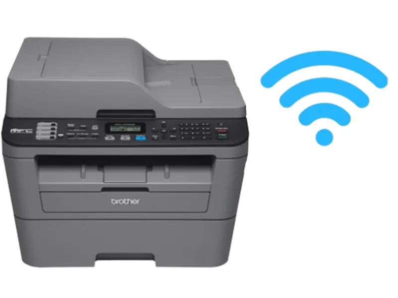 Máy in Brother  2701dw in đảo mặt - in qua wifi