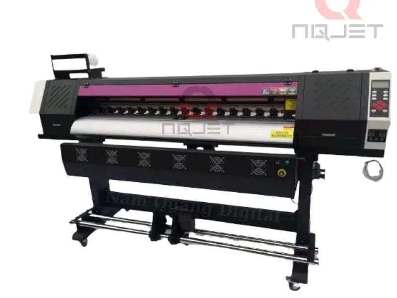 Máy in khổ lớn Okeda 1m6 /1m8 đầu i3200 in decal tem xe