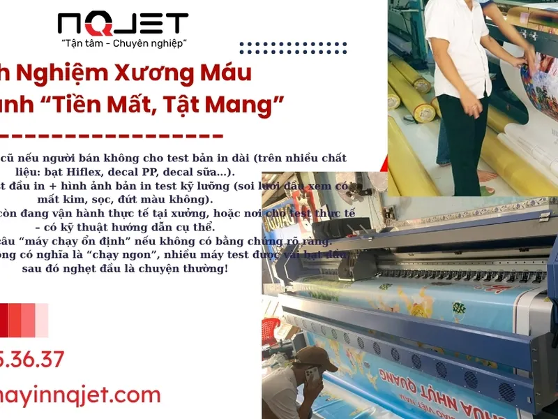 Nguyên Nhân Khiến Đầu In Khổ Lớn Bị Lỗi (Dù Nhìn Máy Vẫn Chạy Ổn)