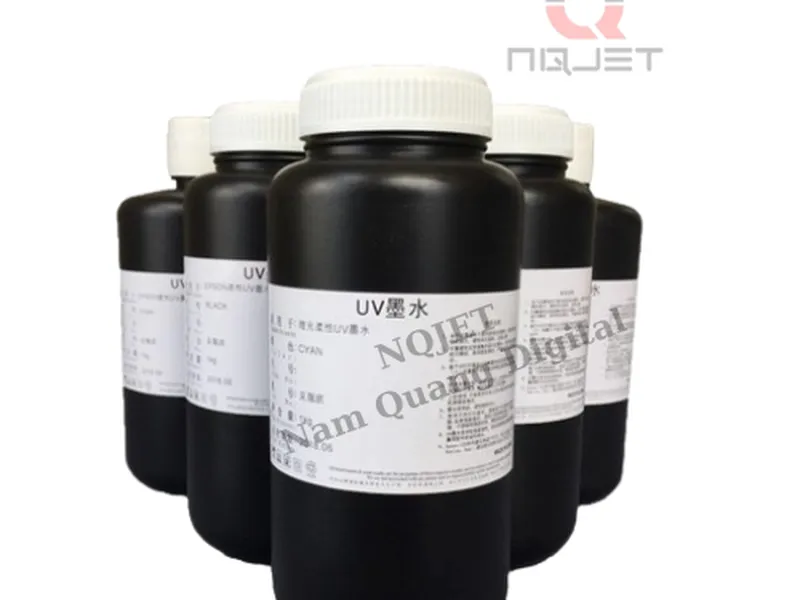 Mực in UV trắng (cứng )sử dụng đầu in Ricoh Gen5
