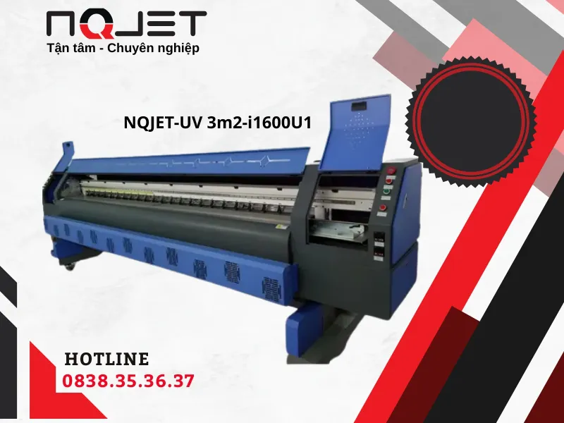 Máy UV Cuộn Khổ 3m2 - Đầu i1600-U1