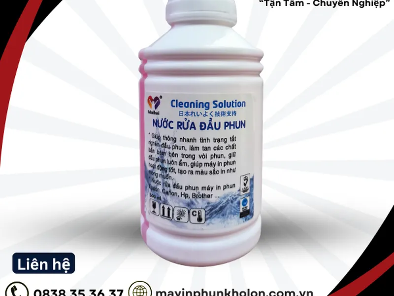 Dung dịch ngâm đầu phun Cleaning Solution hiệu Maikai