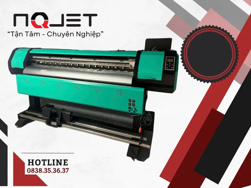 Máy in decal khổ 1m6 cũ in được chất liệu Pp tại Khánh Hòa Nha Trang