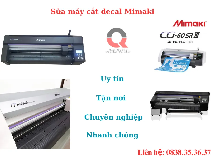 Sửa máy cắt decal Mimaki