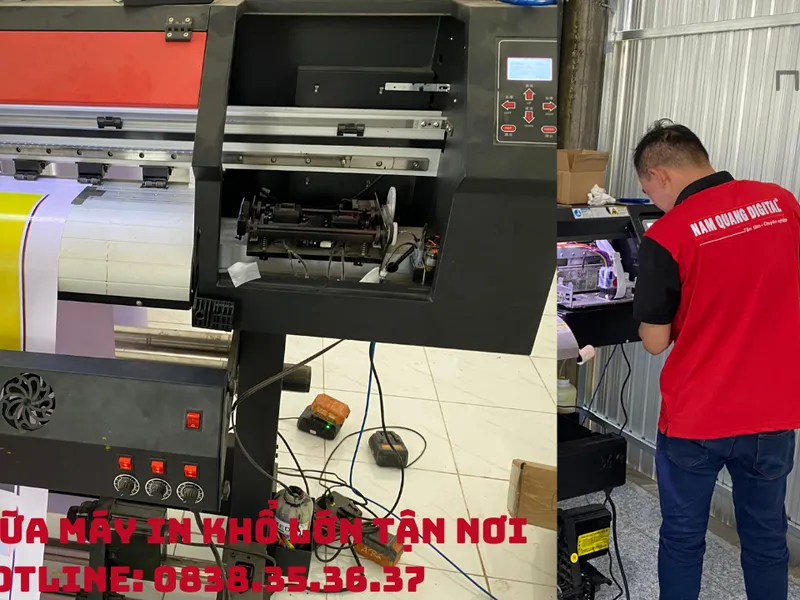 Sửa máy in bạt -decal khổ lớn 2m5