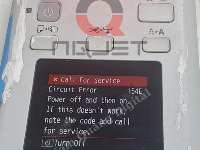 Sửa máy in Epson T3280/ T3250 báo lỗi '' Ciruit Error 154E ''