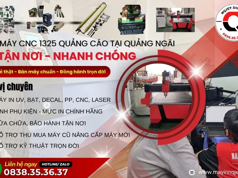 Dịch vụ sửa chữa máy cắt Laser 1390 - CNC 1325 Quảng Cáo tại Quảng Ngãi