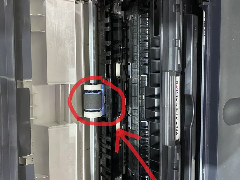 Sửa chữa máy in HP 5100 khổ A3 xuất fiml trên giấy CAN bị MỜ