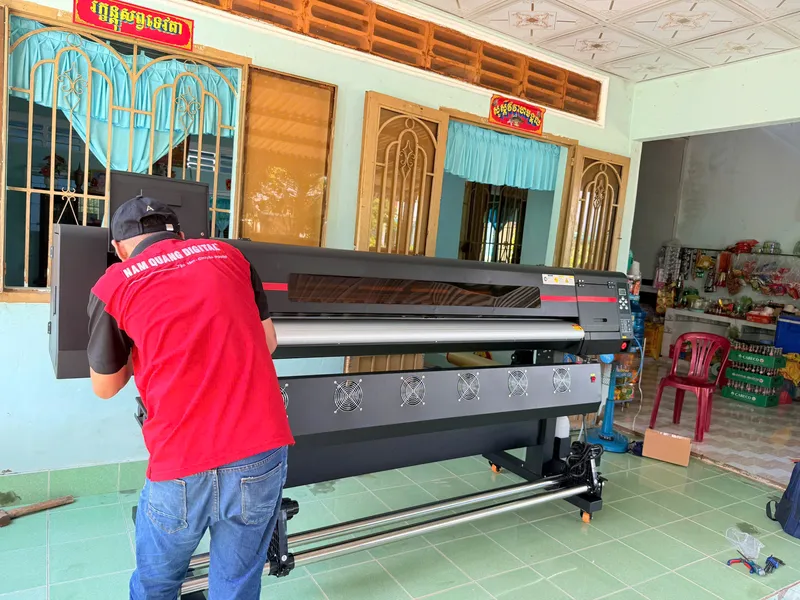 Sửa chữa máy in bạt hiflex tại Quảng Ngãi