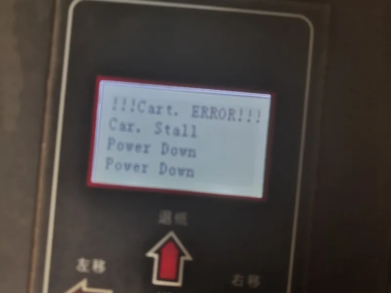 Sửa máy in bạt báo lỗi '' Cart Error ''