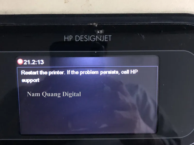 Máy in A0 HP DesignJet T790 / T795 / T1200/T1100 error 21.2:13