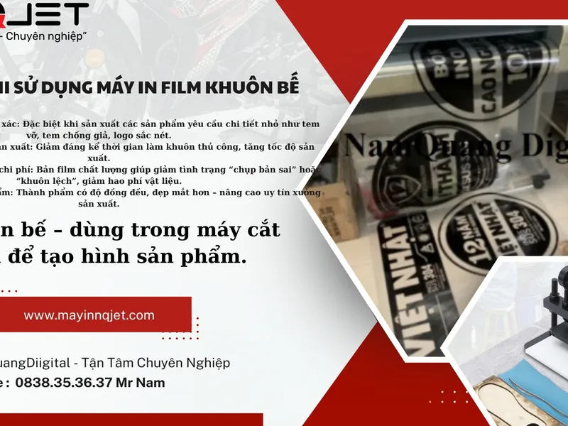 Khó Tìm Máy In Film Nhựa Làm Khuôn Bế - Khuôn dập ? Đây Là Giải Pháp