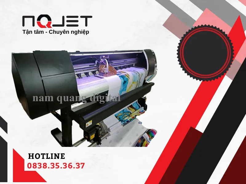 Thanh lý máy in decal + bạt khổ  1m7 lắp đầu  i3200 cũ đủ nét giá rẻ