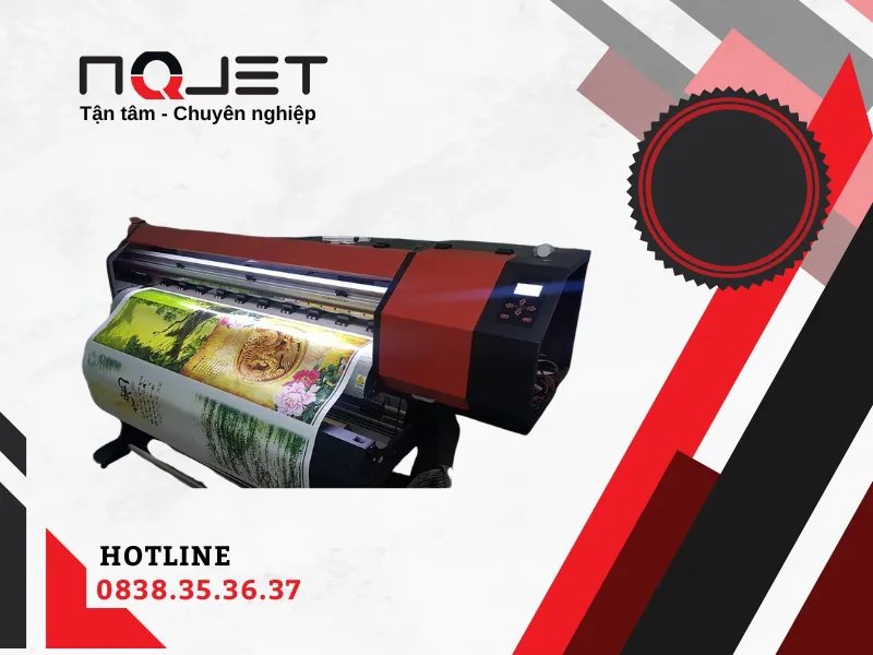 Máy in khổ lớn  in decal khổ 1m3 cũ còn mới 95%