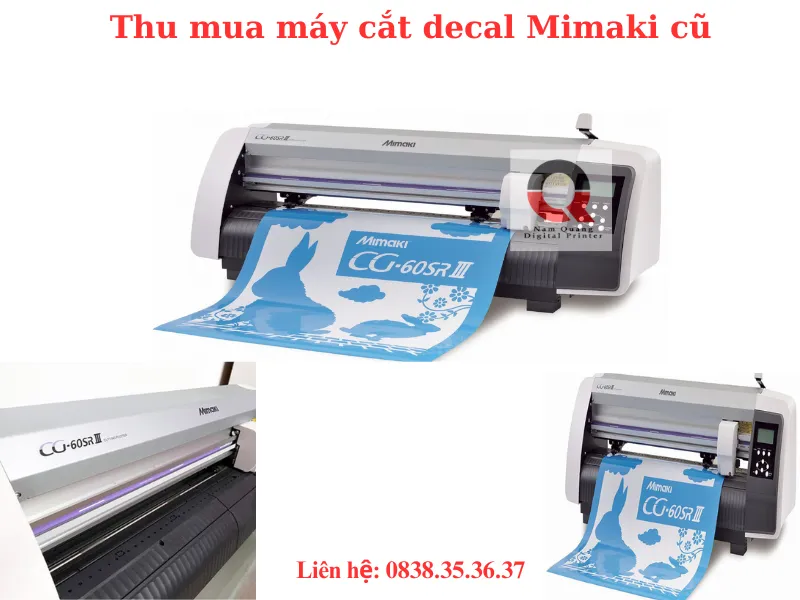 Thu mua máy cắt decal Mimaki cũ giá cao