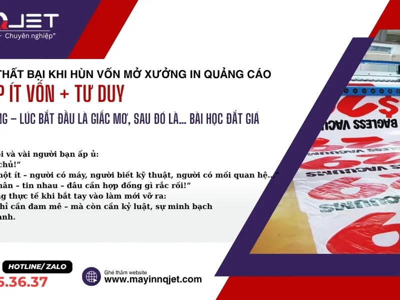 Thất Bại Của Chủ Tiệm In Quảng Cáo Biển Hiệu - Khi Hùn Vốn Làm Ăn Chung