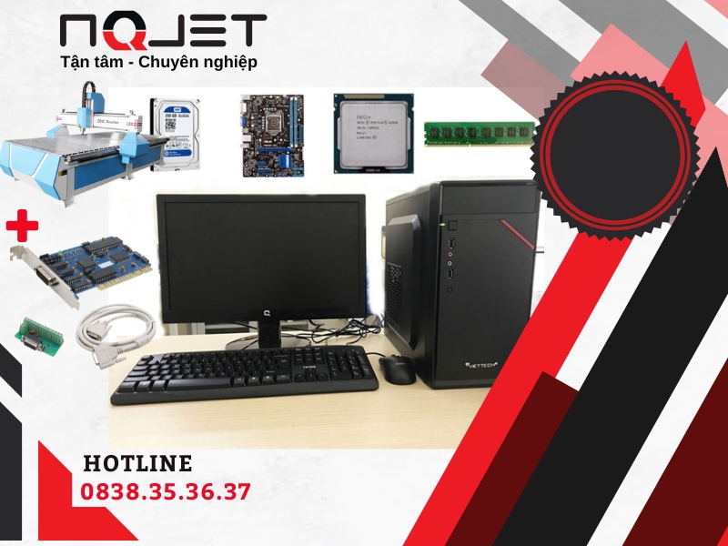 Thùng Máy Tính Có Cổng PCI - Hỗ Trợ Card V5 V8 Chạy Máy CNC Ổn Định Thùng Máy Tính Có Cổng PCI - Hỗ Trợ Card V5 V8 Chạy Máy CNC Ổn Định