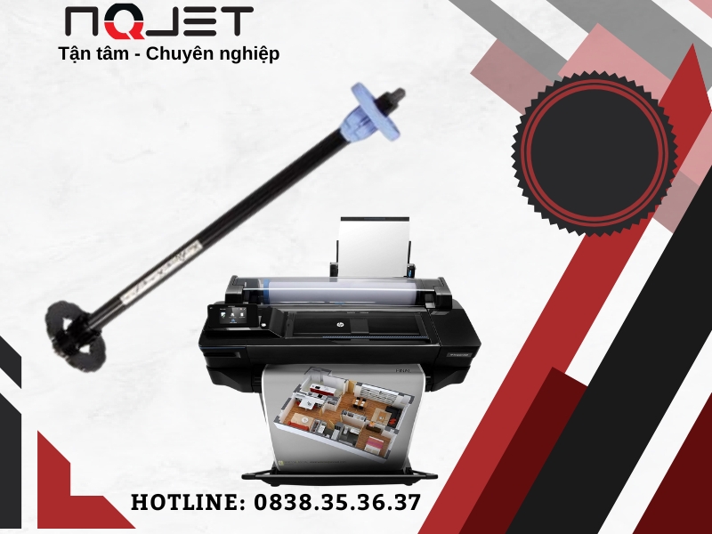 Trục cuốn giấy máy in khổ lớn HP DesignJet T520 Trục cuốn giấy máy in khổ lớn HP DesignJet T520