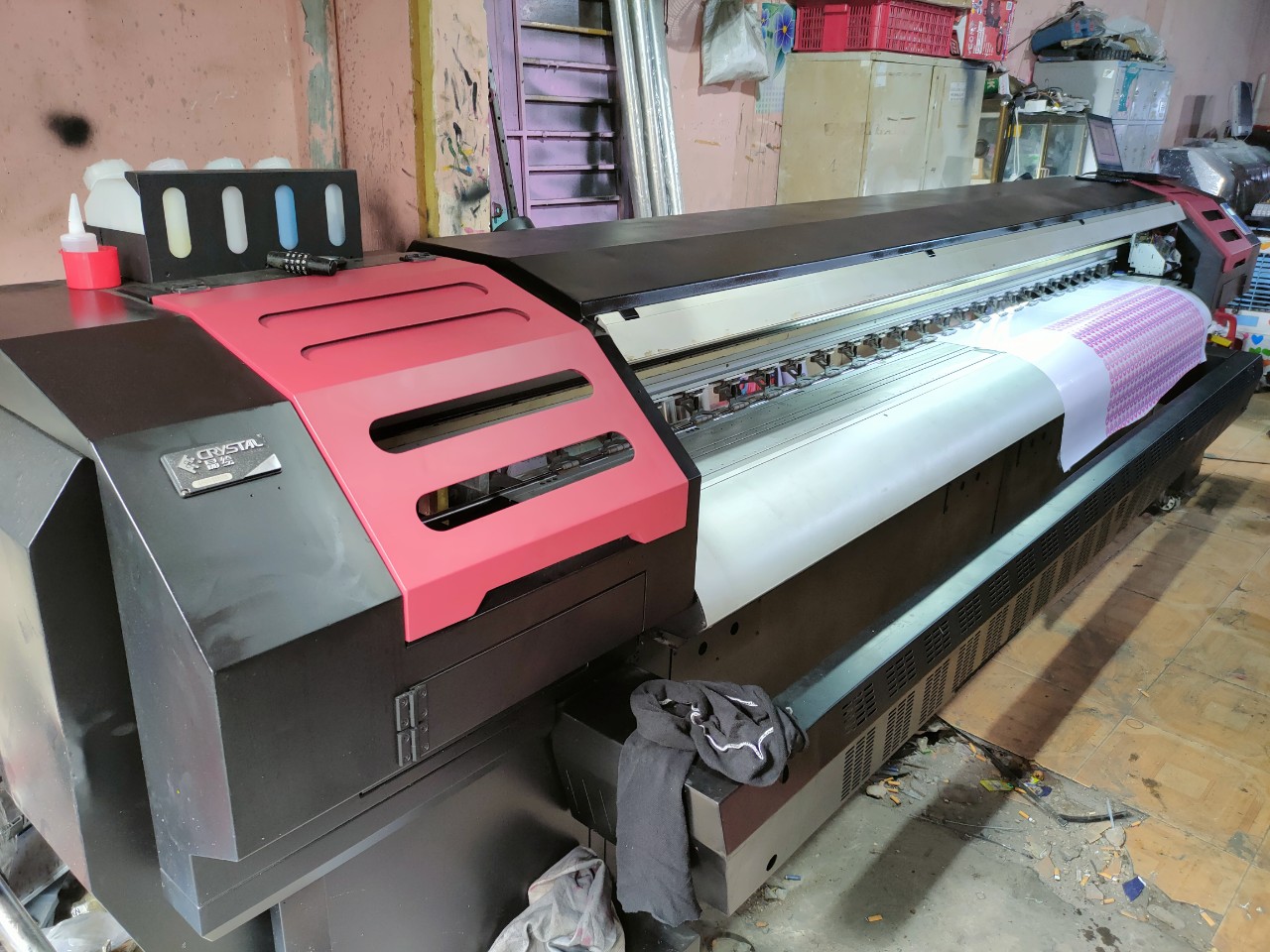 thanh lý máy in bạt