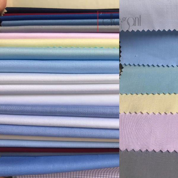 Vải kate Bamboo sọc may đồng phục sơ mi nam nữ tại Felegant Uniform Vải kate Bamboo sọc may đồng phục sơ mi nam nữ tại Felegant Uniform