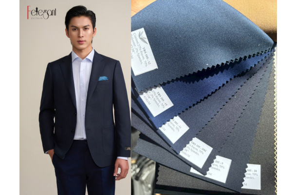 Vải TRS dày dặn đứng form phù hợp may vest và quần tây nam Vải TRS dày dặn đứng form phù hợp may vest và quần tây nam