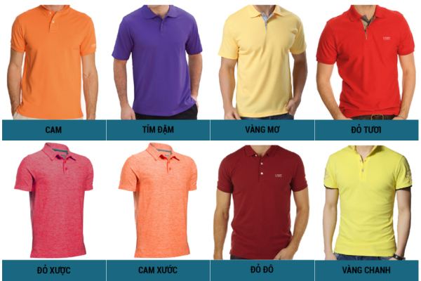 Một số mẫu áo thun polo đơn sắc tại Felegant Một số mẫu áo thun polo đơn sắc tại Felegant