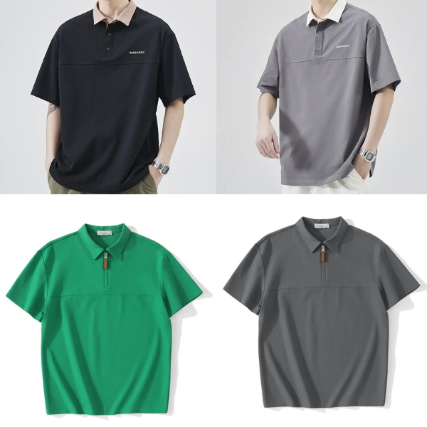 Đồng phục áo thun cổ trụ đa dạng nhiều mẫu cổ Đồng phục áo thun cổ trụ đa dạng nhiều mẫu cổ