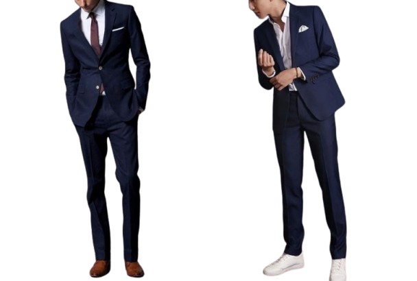 Đồng phục áo vest nam màu xanh đen gân lịch lãm, sang trong Đồng phục áo vest nam màu xanh đen gân lịch lãm, sang trong