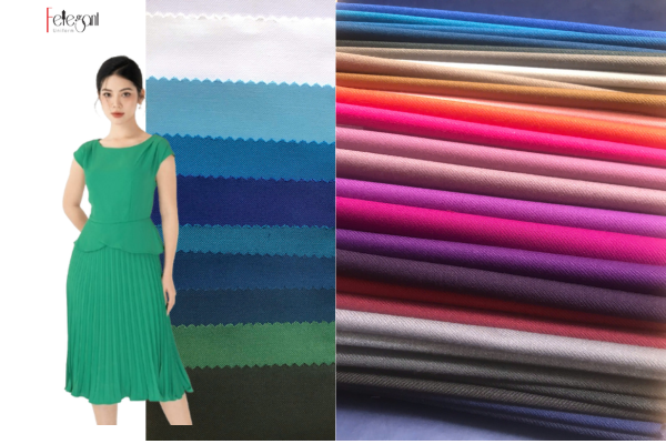 Chất vải đa dạng may đồng phục đầm liền công sở thanh lịch, cao cấp Chất vải đa dạng may đồng phục đầm liền công sở thanh lịch, cao cấp