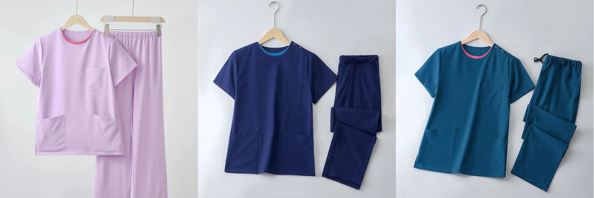 Đồng phục áo quần điều dưỡng nam nữ đa dạng nhiều màu sắc Đồng phục áo quần điều dưỡng nam nữ đa dạng nhiều màu sắc