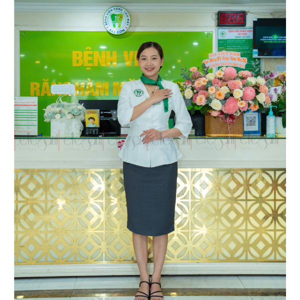 Chân váy đồng phục với đường may tinh xảo, lên form sang, che khuyết điểm người mặc Chân váy đồng phục với đường may tinh xảo, lên form sang, che khuyết điểm người mặc